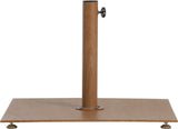 Fiji Water Resistant Fabric And Aluminum Patio Umbrella With Base Set