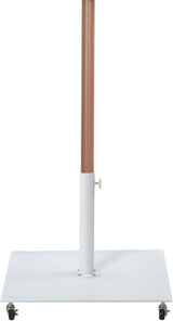 Fiji Water Resistant Fabric And Aluminum Patio Umbrella With Base Set