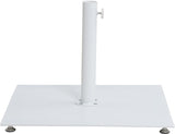 Fiji Water Resistant Fabric And Aluminum Patio Umbrella With Base Set