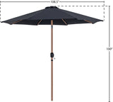 Fiji Water Resistant Fabric And Aluminum Patio Umbrella