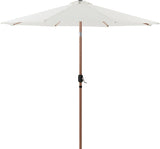 Fiji Water Resistant Fabric And Aluminum Patio Umbrella With Base Set