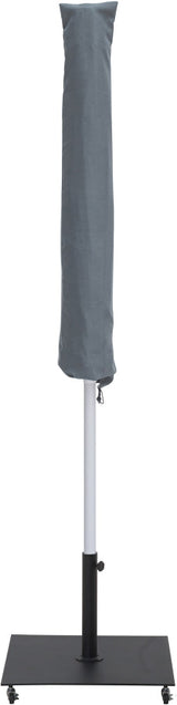 Fiji Water Resistant Fabric And Aluminum Patio Umbrella With Base Set