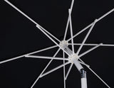 Fiji Water Resistant Fabric And Aluminum Patio Umbrella With Base Set