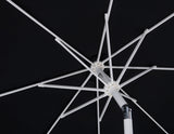 Fiji Water Resistant Fabric And Aluminum Patio Umbrella With Base Set