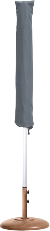 Fiji Water Resistant Fabric And Aluminum Patio Umbrella With Base Set