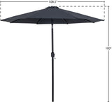 Fiji Water Resistant Fabric And Aluminum Patio Umbrella