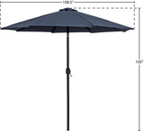 Fiji Water Resistant Fabric And Aluminum Patio Umbrella