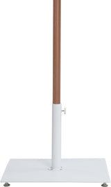 Amalfi Water Resistant Fabric And Aluminum Patio Umbrella With Base Set