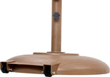 Amalfi Water Resistant Fabric And Aluminum Patio Umbrella With Base Set