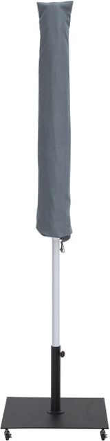 Amalfi Water Resistant Fabric And Aluminum Patio Umbrella With Base Set