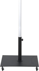 Amalfi Water Resistant Fabric And Aluminum Patio Umbrella With Base Set