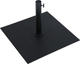 Amalfi Water Resistant Fabric And Aluminum Patio Umbrella With Base Set