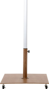 Amalfi Water Resistant Fabric And Aluminum Patio Umbrella With Base Set