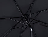 Amalfi Water Resistant Fabric And Aluminum Patio Umbrella With Base Set