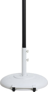 Amalfi Water Resistant Fabric And Aluminum Patio Umbrella With Base Set