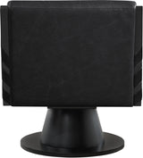 Millwin Vegan Leather Upholstered Swivel Accent Chair
