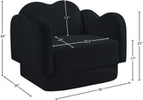 Bloom Velvet Upholstered Accent Chair