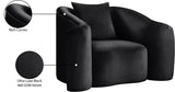 Destin Velvet Upholstered Accent Chair