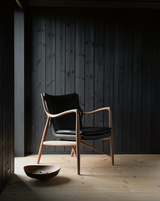 Teak Frame Lounge Chair