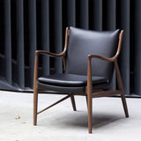 Teak Frame Lounge Chair