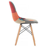 Organic Patchwork Armless Chair