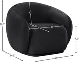 Emery Velvet Upholstered Accent Chair