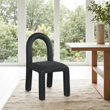 Amari Vegan Leather And Boucle Fabric Upholstered Dining Chair Set of 2