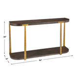 Palisade Console Table, Walnut