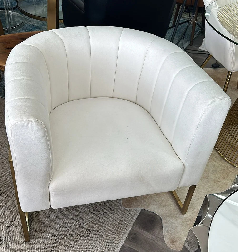 Shelbi Linen Lounge Chair