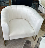 Shelbi Linen Lounge Chair