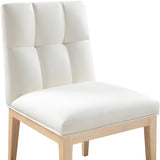 Adrian Vegan Leather Upholstered Dining Side Chair Set of 2