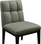 Adrian Vegan Leather Upholstered Dining Side Chair Set of 2