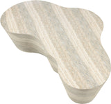 Monza Travertine Finish Indoor/Outdoor Concrete Coffee Table