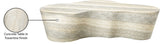Monza Travertine Finish Indoor/Outdoor Concrete Coffee Table