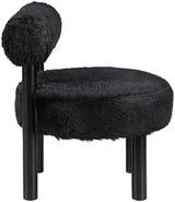 Ambre Vegan Shearling Fabric Upholstered Accent Chair
