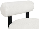 Ambre Vegan Shearling Fabric Upholstered Accent Chair