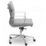TAN Eames Modern Ribbed Office Chair (Low Back)