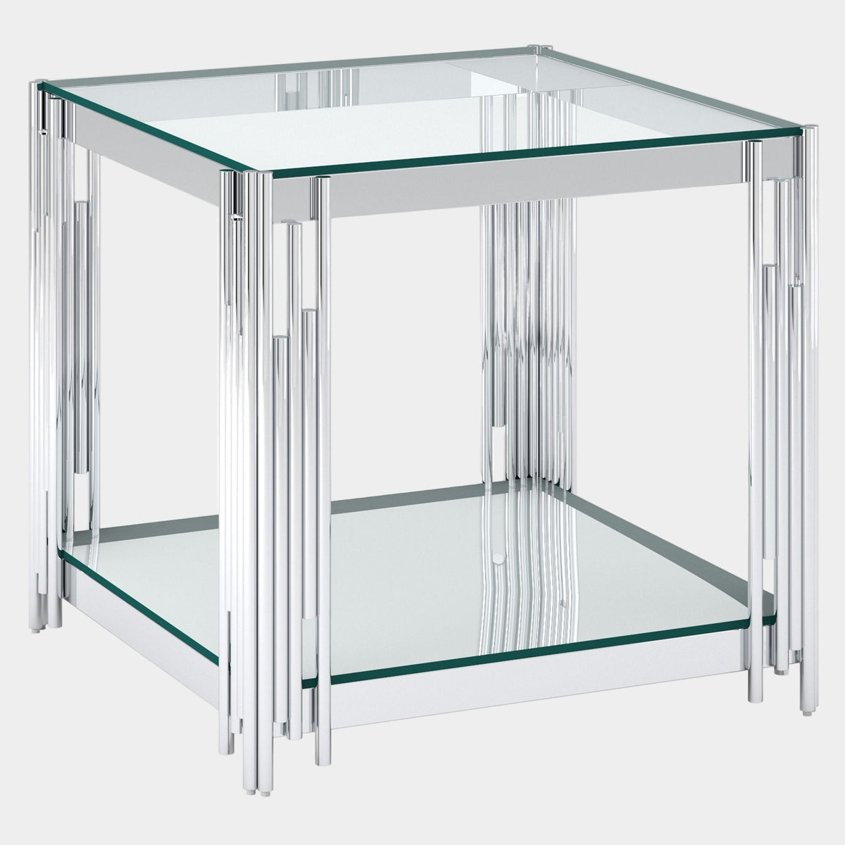 Estrel Large Accent Table in Silver