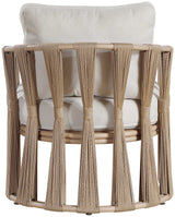 San Pietro Resilient Waterproof Fabric Upholstered Outdoor Patio Chair