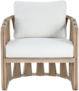 San Pietro Resilient Waterproof Fabric Upholstered Outdoor Patio Chair