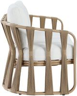 San Pietro Resilient Waterproof Fabric Upholstered Outdoor Patio Loveseat