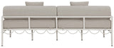 Portofino Resilient Water Repellent Fabric Upholstered Outdoor Patio Sofa