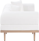 Laguna Resilient Water Resistant Fabric Upholstered Outdoor Patio 2pc. Modular Loveseat