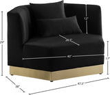 Marquis Velvet Upholstered Chair