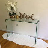 Waterfall Glass Console