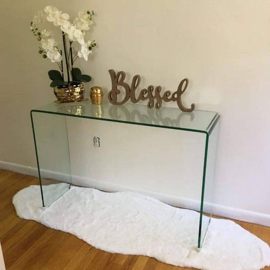 Waterfall Glass Console