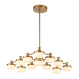 Wedge, 12 Lt LED Chandelier