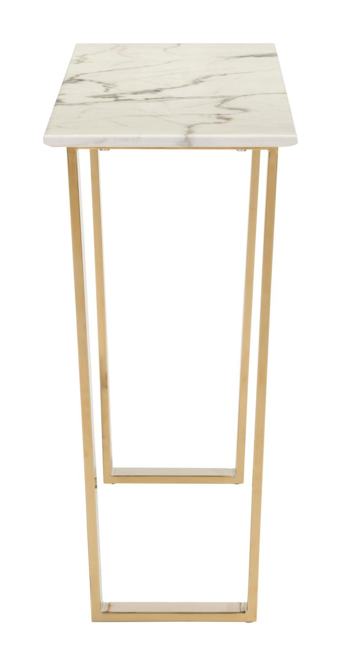 Rectangle Gold Console