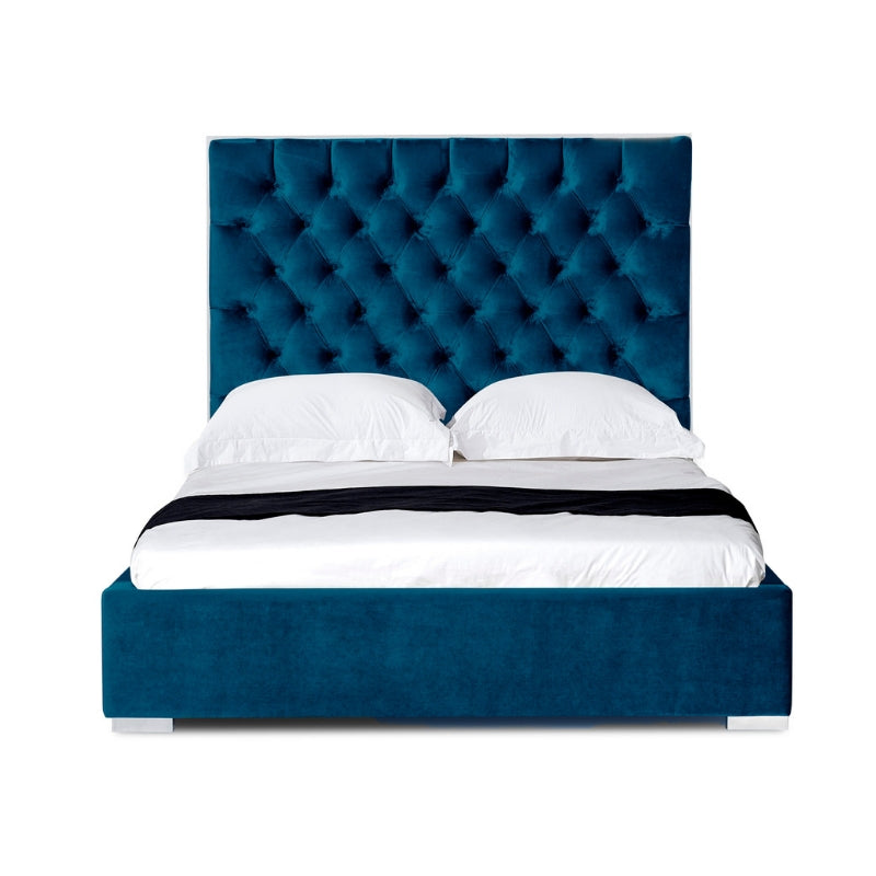 Caroline (Velvet Queen Bed)