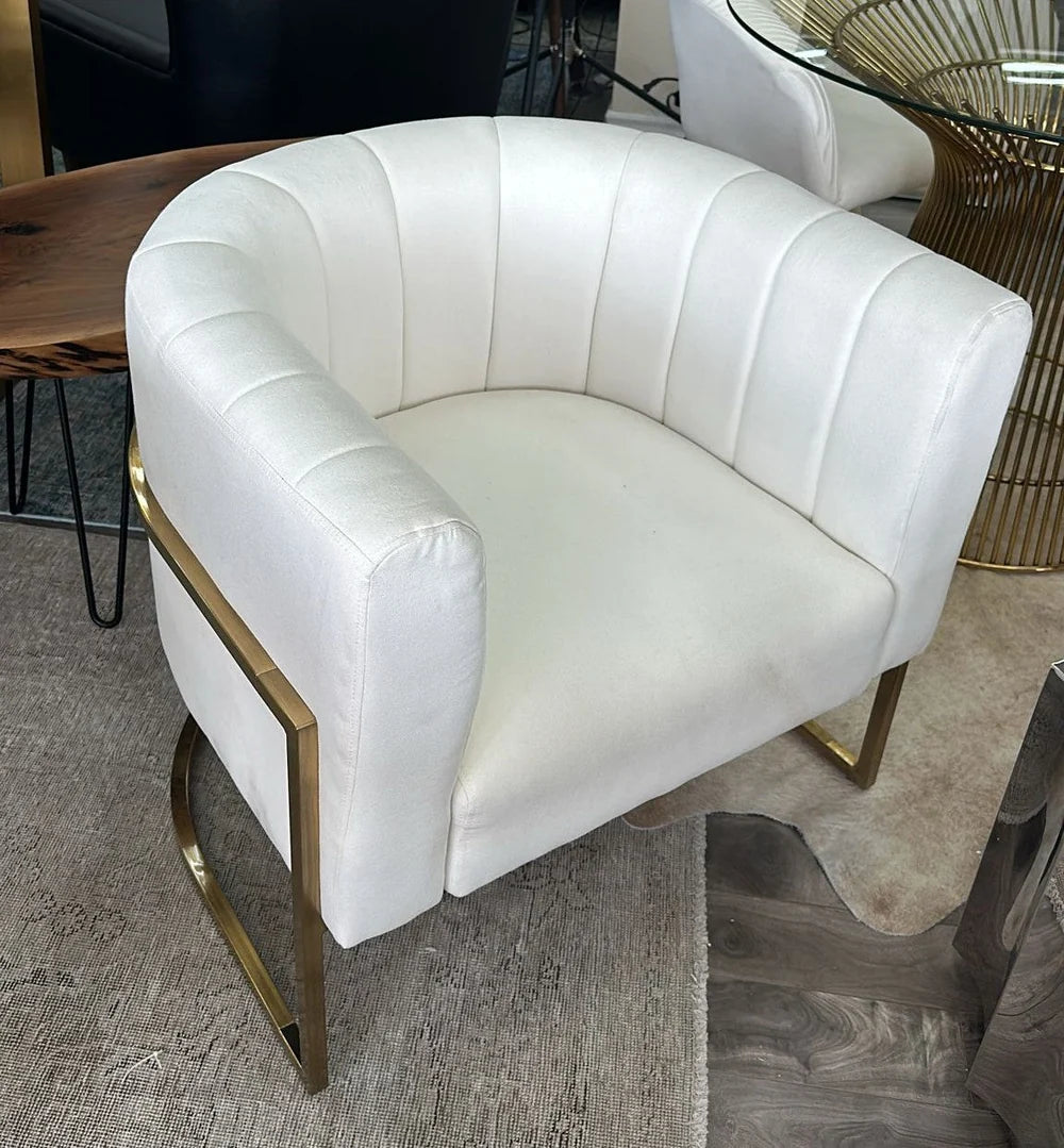 Shelbi Linen Lounge Chair